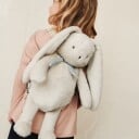 Liewood Dayana Plush Rabbit Backpack   Beige   ONE SIZE