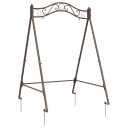 vidaXL Svingramme Antikk Brun 113 x 121,5 x 168 cm Stål