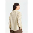 IN Front, Dame, Bluser & Skjorter, Beige, 2XL,
