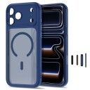 Tech-Protect MagPeak MagSafe CC-etui til iPhone 18 Pro Max / 17 Pro Max – matt marineblå