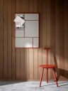 Please Wait To Be Seated Spade Stol   Stoler Ask Basque Red   1006005