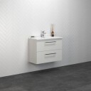 Dansani Mido+ møbelpakke 81x36,5 cm matt hvit