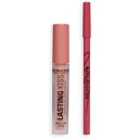 Revolution Beauty London Lasting Kiss Matte Lip Kit Cotton Kandy