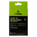 Stiga Cup Vit, 12-pack, bordtennisballer STD