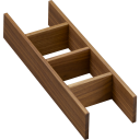 Skuffeindsats Intrastoris 112X56x323 Nød