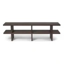 Ferm Living Kona Benk   Dark Stained