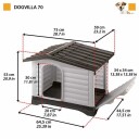 Ferplast Hundehus Dogvilla 70 73X59X53Cm