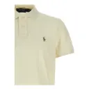 Ralph Lauren Custom Slim Fit Mesh Polo Shirt - Parchment Cream Beige XL