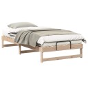  Sengeramme med bærehåndtak Brun 100 x 200 cm Heltre furu