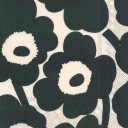 Ihr Marimekko Unikko krem grønne lunsjservietter