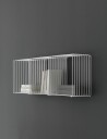Montana Panton Wire Single hylle grunn 35 x 35 cm Black