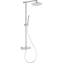 Zen Sanitary dusjsett, børstet rustfritt stål brushed stainless steel Ø250 mm