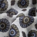Luigi Borrelli Sciarpa Cashmere White Flower