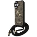 Guess 4G Cord Stap Crossbody-etui til iPhone 17 - Brun