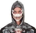Fiesta Skeletkæbe Halvmaske