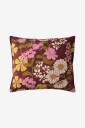 Ellos Home   Putetrekk Avery Flower i bomullspercale   Rosa