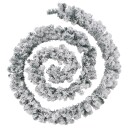  Julekrans med LED lys grønn 20 m PVC