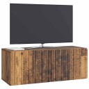  Vegghengt TV skap Gammelt tre 78,5 x 31 x 30 cm Konstruert tre