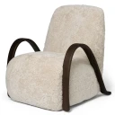 Ferm Living Buur Lenestol Sheepskin   Dark St./Moonlight