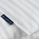 Lexington Stripete Lyocell/bomull Pin Point Oxford sengesett Hvit