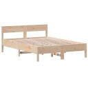  Sengeramme med hodegavl 120x190 cm heltre furu 8721012429208