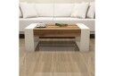 Hommaz Sofabord 102 cm - Valnøttsbrun/Kremhvit
