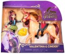 Unicorn Academy Figursett Valentina & Cinder med 5 deler – Plastfigur for barn 4+ år