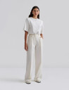 Malina Yana Tailored Wide Pants   White   40
