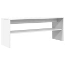  TV skap Hvit 100 x 30 x 40 cm Konstruert tre