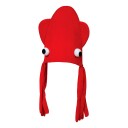 Fiestas Guirca Hatt Blekksprut Rød One size 13763