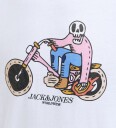 Jack & Jones Junior T skjorte jorCatskills Skull Tee SS CN SN Jnr Hvit