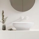Bathco Cerevino Oval Porselens Hvit Matt KO-6055