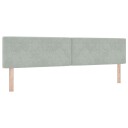  Box Spring Seng med Madrass Lys Grå 200x200 cm Fløyel