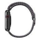 UNIQ Apple Watch (38/40/SE/41MM) UNIQ Aspen Flettet Stoffrem - Grå