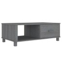 vidaXL Salongbord HAMAR mørkegrå 100x55x35 cm heltre furu