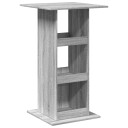  Barbord med oppbevaring grå sonoma 60x60x102 cm konstruert tre 8721158386212