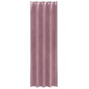  Gardiner med gardiner 2 pcs Mørk rosa 140 x 245 cm Fløyel