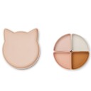 Tallerken Liewood Arne Cat Rose Multi Mix