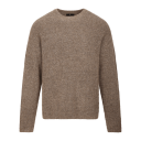 Miles Sweater Mid Brown XL Basic mohair sweater