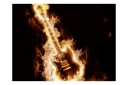 Fototapet Flammende Gitar 350x270 - Artgeist sp. z o. o.