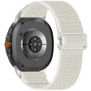Nylonarmbånd for Samsung Galaxy Watch 8 / Watch 8 Classic Starlight White
