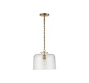 Katie Dome Pendant Antique Brass