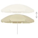 vidaXL Strandparasoll sandgul 240 cm