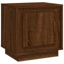 vidaXL Nattbord brun eik 44x35x45 cm konstruert tre
