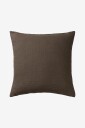 Ellos Home   Putetrekk Candice Zip i vasket lin 50x50 cm   Brun