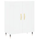  Skjenk hvit 69,5x34x90 cm konstruert tre