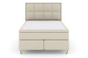 Select No 5 Komplett Sengepakke 140x200 Medium Watergel Beige/V formede Metallben