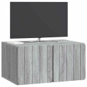 Vegghengt TV skap Grå sonoma 59,5 x 41 x 30 cm Konstruert tre