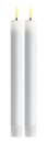 DeluxeHomeart - LED kronelys 2x24 cm hvit