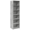  Highboard betonggrå 50x41x185 cm konstruert tre